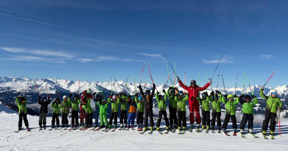 Gruppenfoto Schifahren